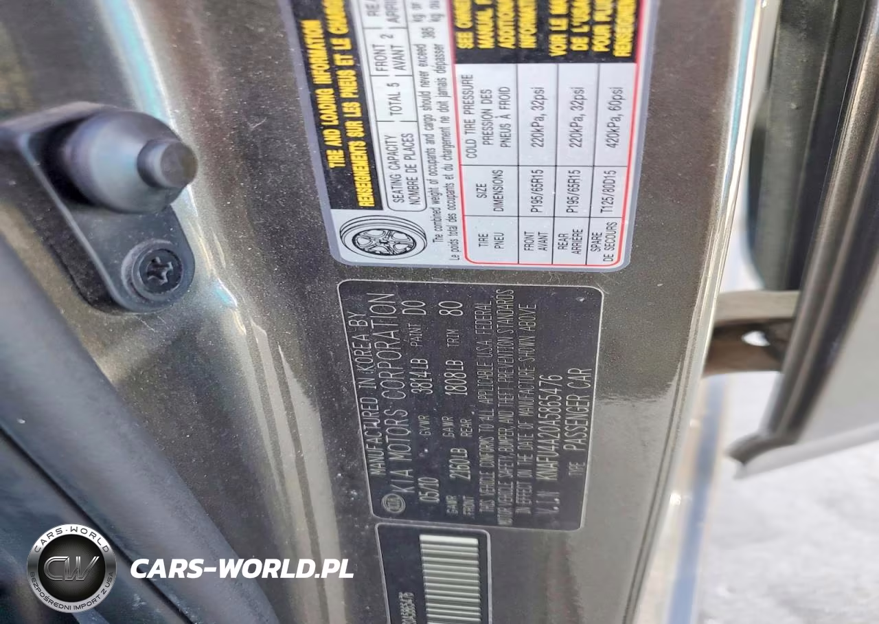 2010 Kia Forte Ex VIN:KNAFU4A20A5865476 - 12