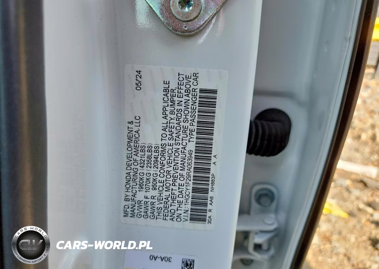 2024 Honda Accord Lx VIN:1HGCY1F29RA063949 - 12
