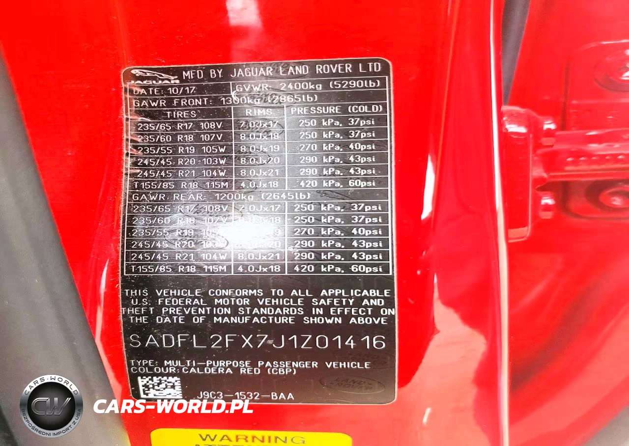 2018 Jaguar E-Pace First Edition VIN:SADFL2FX7J1Z01416 - 13