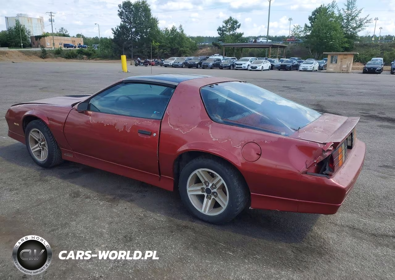 1987 Chevrolet Camaro VIN:1G1FP21F8HL125982 - 2