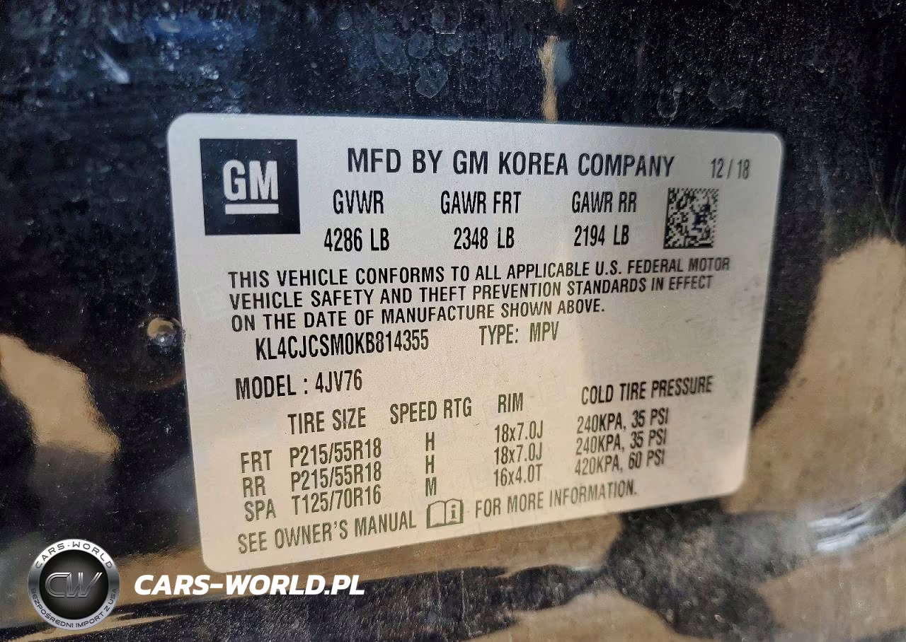 2019 Buick Encore Essence VIN:KL4CJCSM0KB814355 - 13