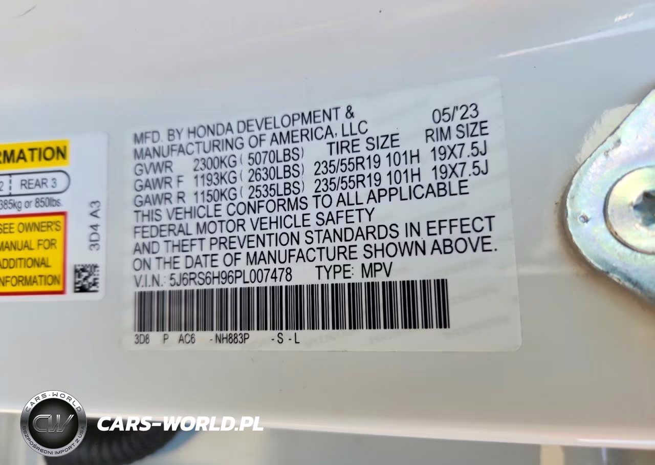 2023 Honda Cr-V Sport Touring VIN:5J6RS6H96PL007478 - 13