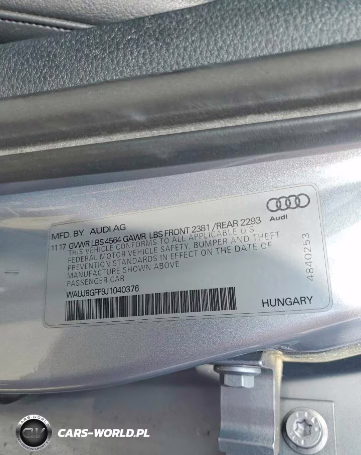 2018 Audi A3 Premium Plus VIN:WAUJ8GFF9J1040376 - 12