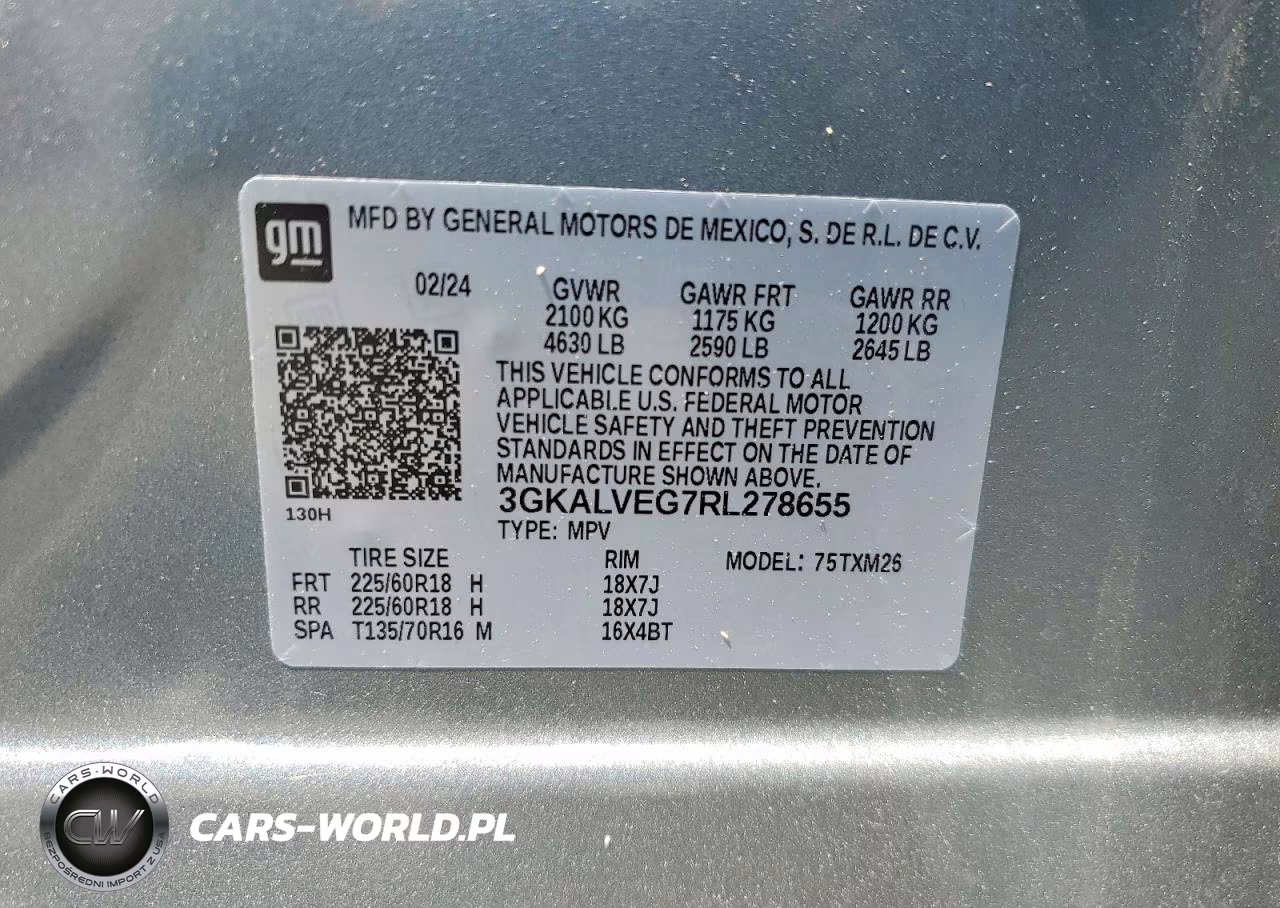 2024 GMC Terrain Slt VIN:3GKALVEG7RL278655 - 14