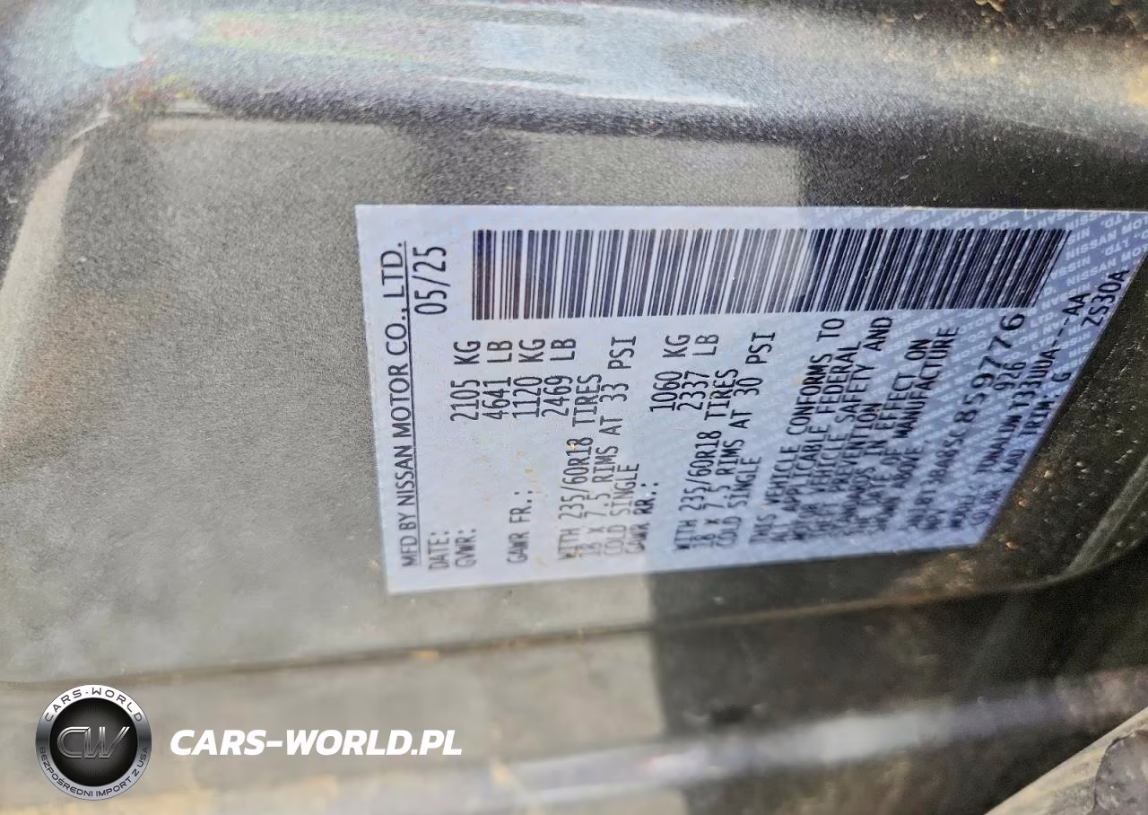 2025 Nissan Rogue Sv VIN:5N1BT3BA8SC859776 - 13