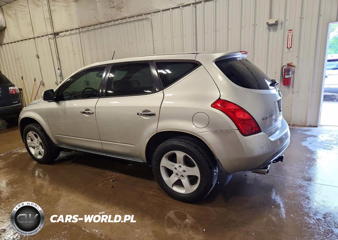 2004 Nissan Murano Sl VIN:JN8AZ08T14W207996 - 2
