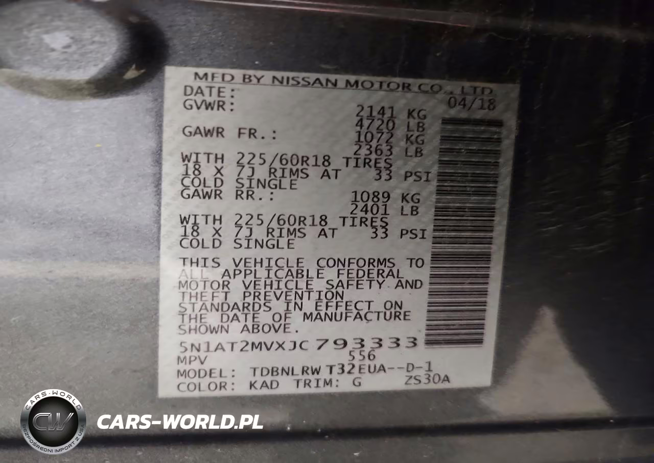 2018 Nissan Rogue Sl VIN:5N1AT2MVXJC793333 - 13