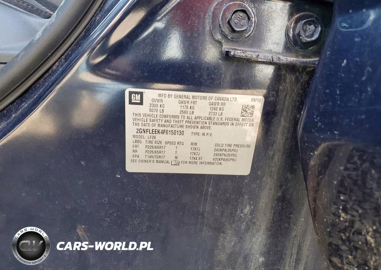 2015 Chevrolet Equinox Ls VIN:2GNFLEEK4F6150130 - 14