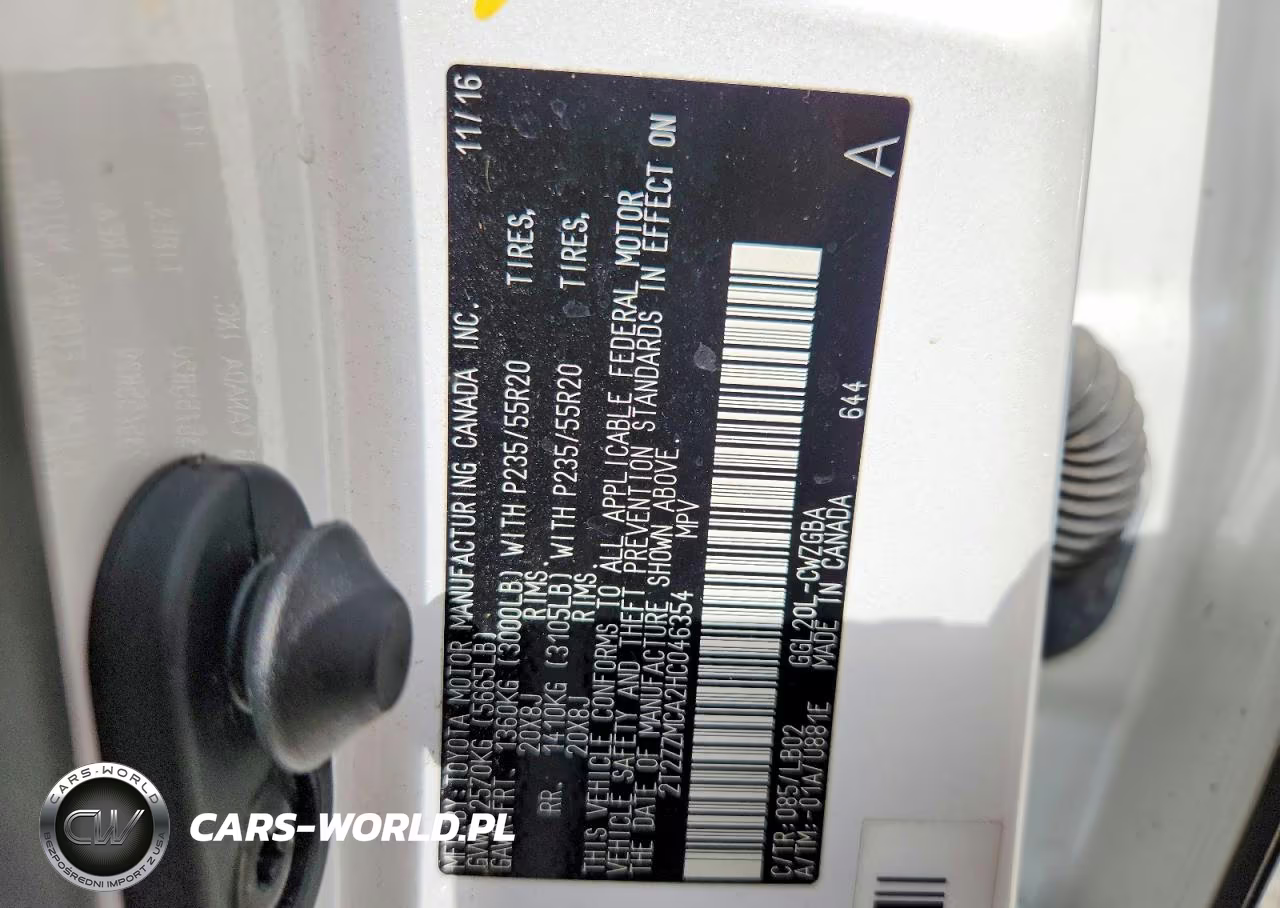 2017 Lexus Rx 350 Base VIN:2T2ZZMCA2HC046354 - 12