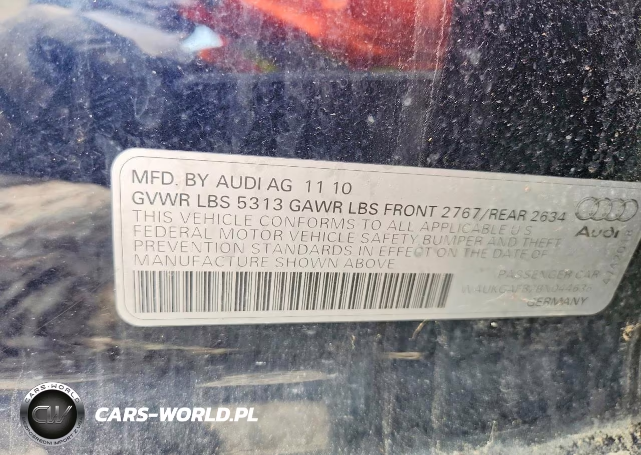 2011 Audi A6 Prestige VIN:WAUKGAFB2BN044636 - 13