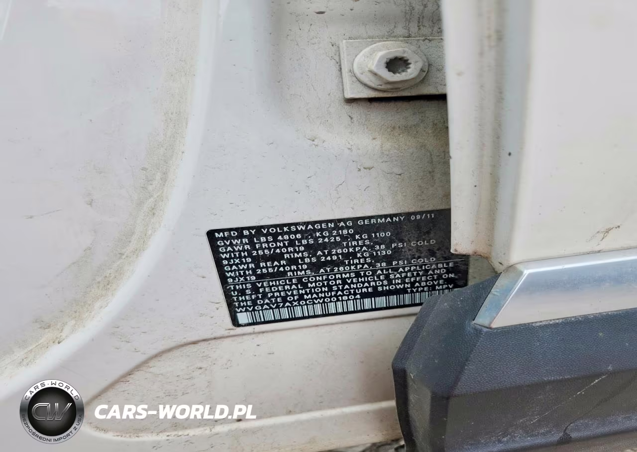 2012 Volkswagen Tiguan S VIN:WVGAV7AX0CW001804 - 13
