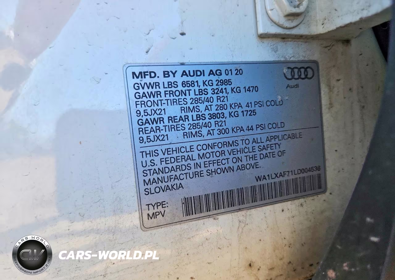 2020 Audi Q7 Premium Plus VIN:WA1LXAF71LD004536 - 12