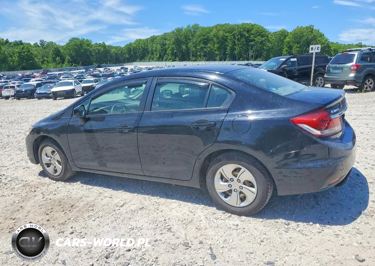 2013 Honda Civic Lx VIN:19XFB2F5XDE268425 - 2