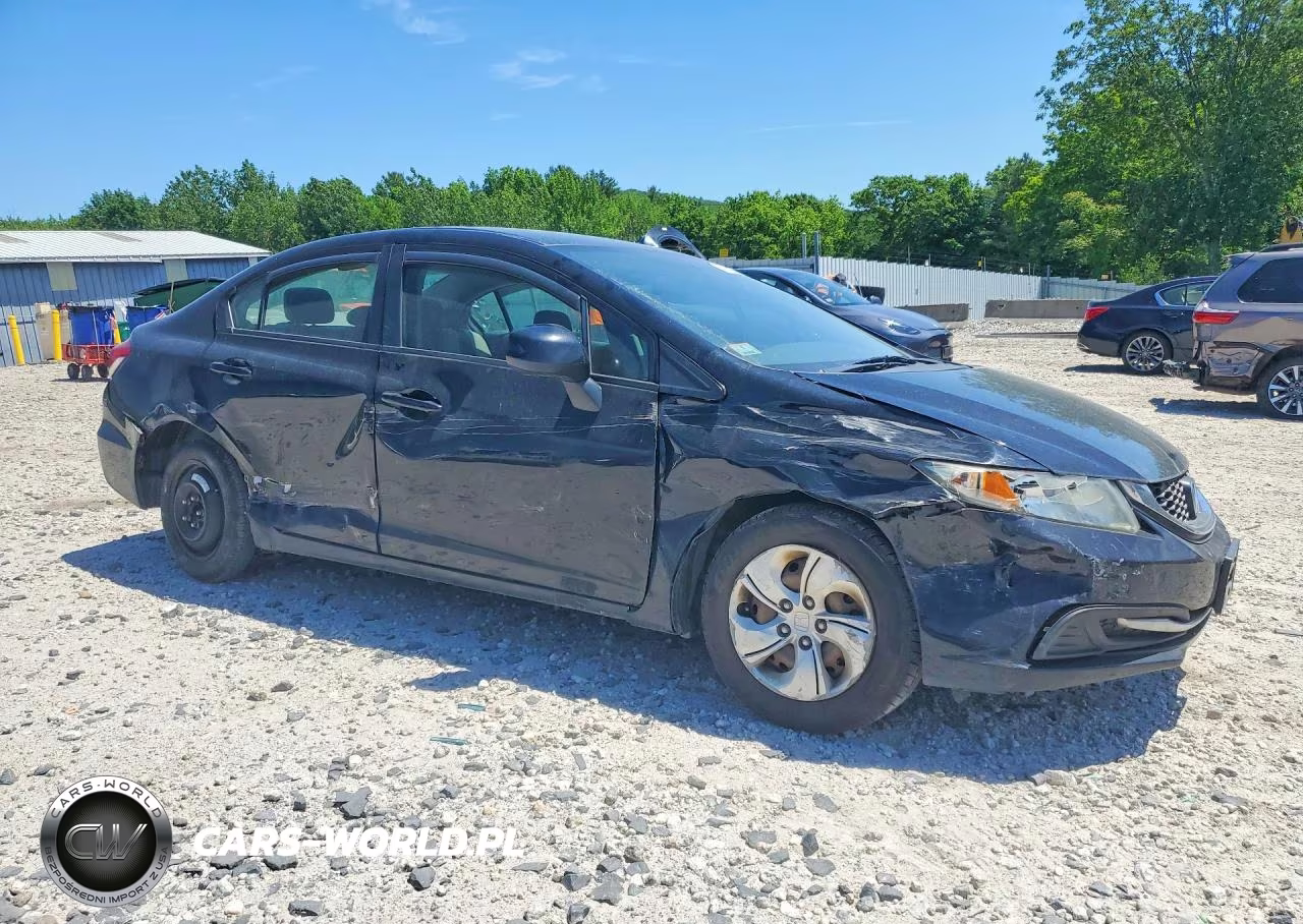 2013 Honda Civic Lx VIN:19XFB2F5XDE268425 - 4
