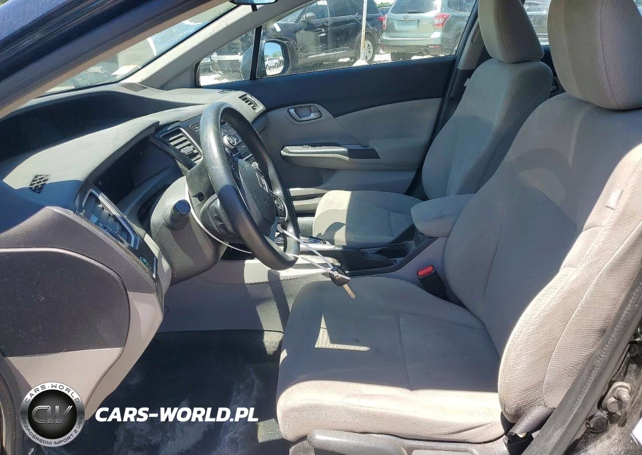 2013 Honda Civic Lx VIN:19XFB2F5XDE268425 - 7