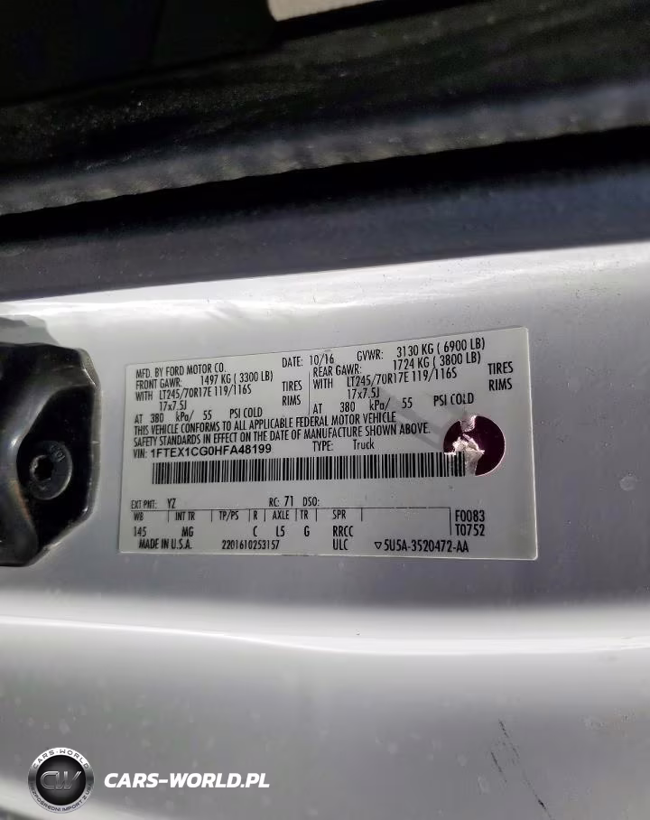 2017 Ford F150 Super Cab VIN:1FTEX1CG0HFA48199 - 12