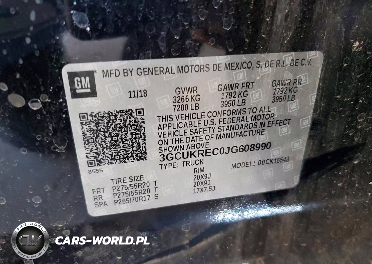 2018 Chevrolet Silverado K1500 Lt VIN:3GCUKREC0JG608990 - 12
