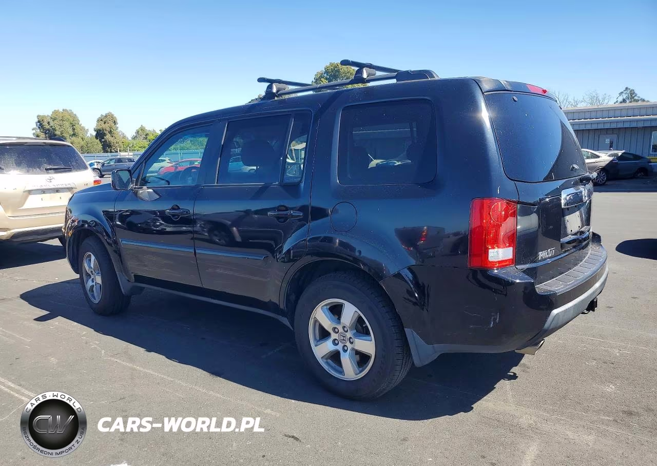 2011 Honda Pilot Exln VIN:5FNYF4H73BB102259 - 2