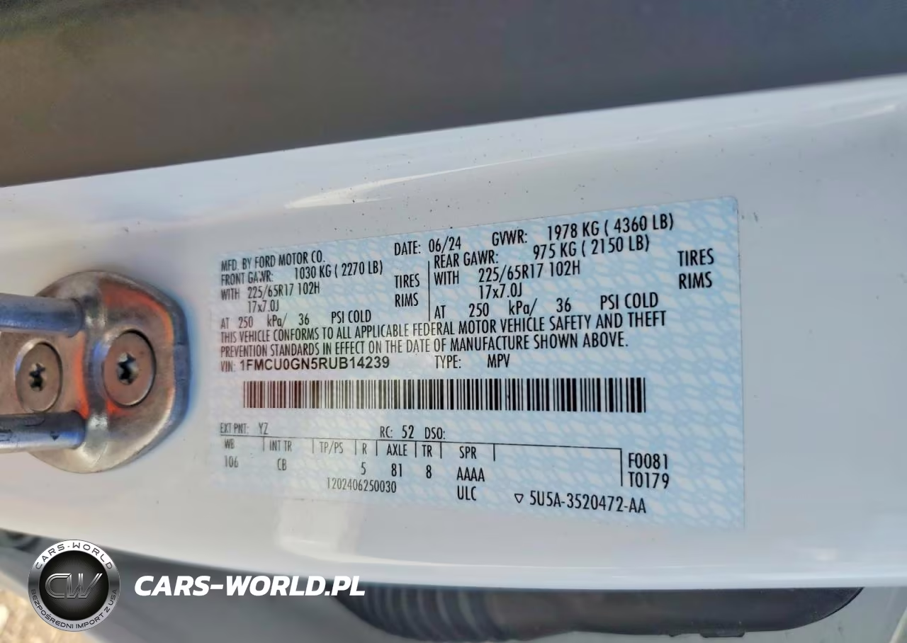 2024 Ford Escape Active VIN:1FMCU0GN5RUB14239 - 12