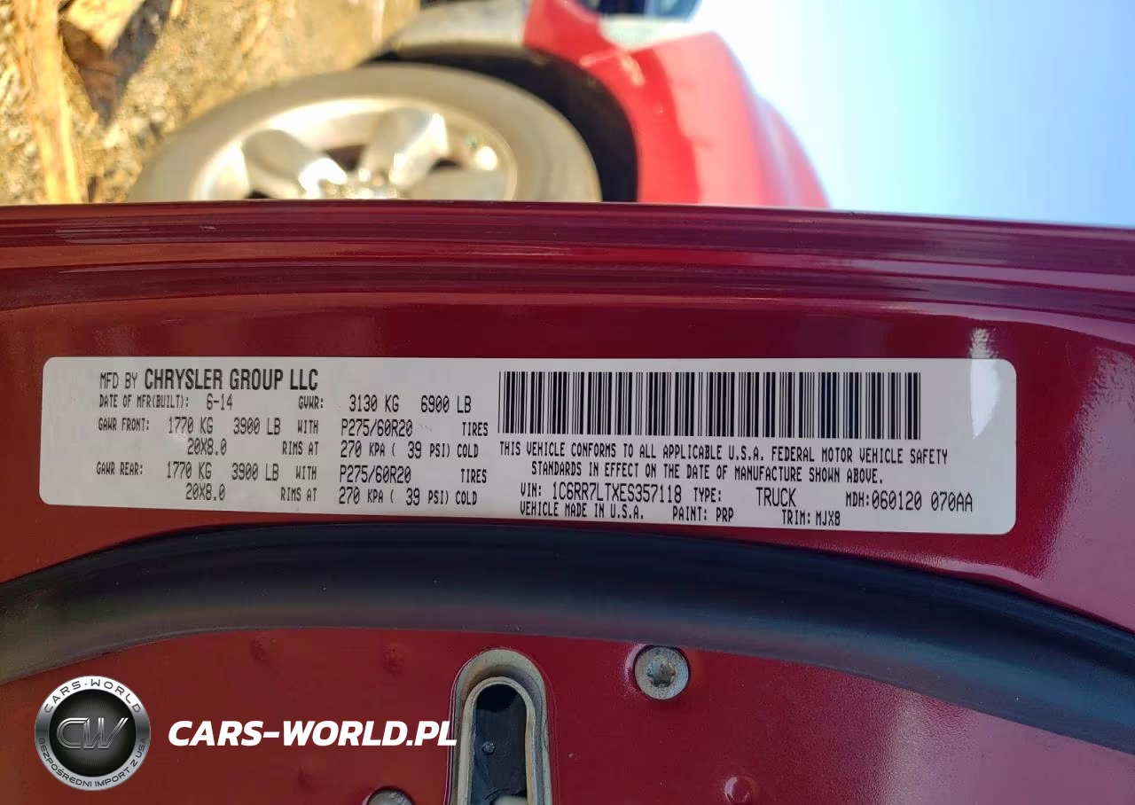 2014 Ram 1500 Slt VIN:1C6RR7LTXES357118 - 12