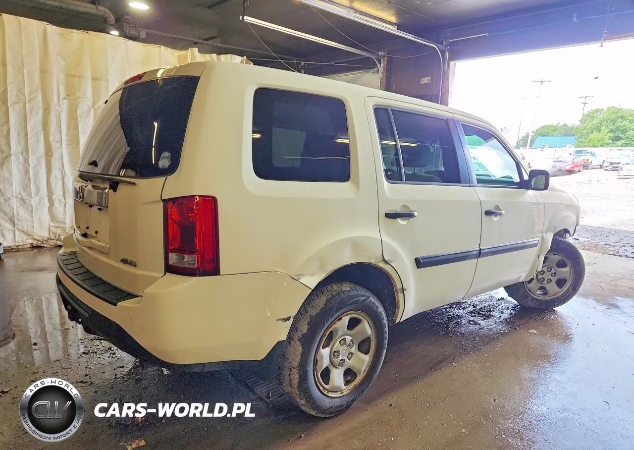 2013 Honda Pilot Lx VIN:5FNYF4H29DB055679 - 3