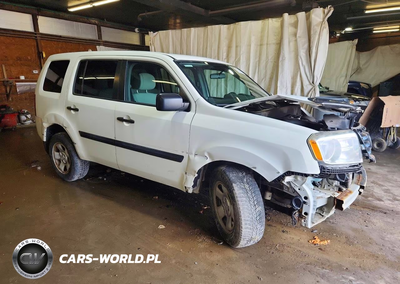2013 Honda Pilot Lx VIN:5FNYF4H29DB055679 - 4