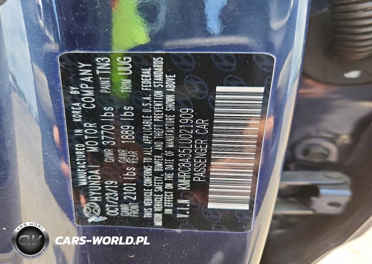 2020 Hyundai Venue Denim VIN:KMHRC8A35LU021909 - 12