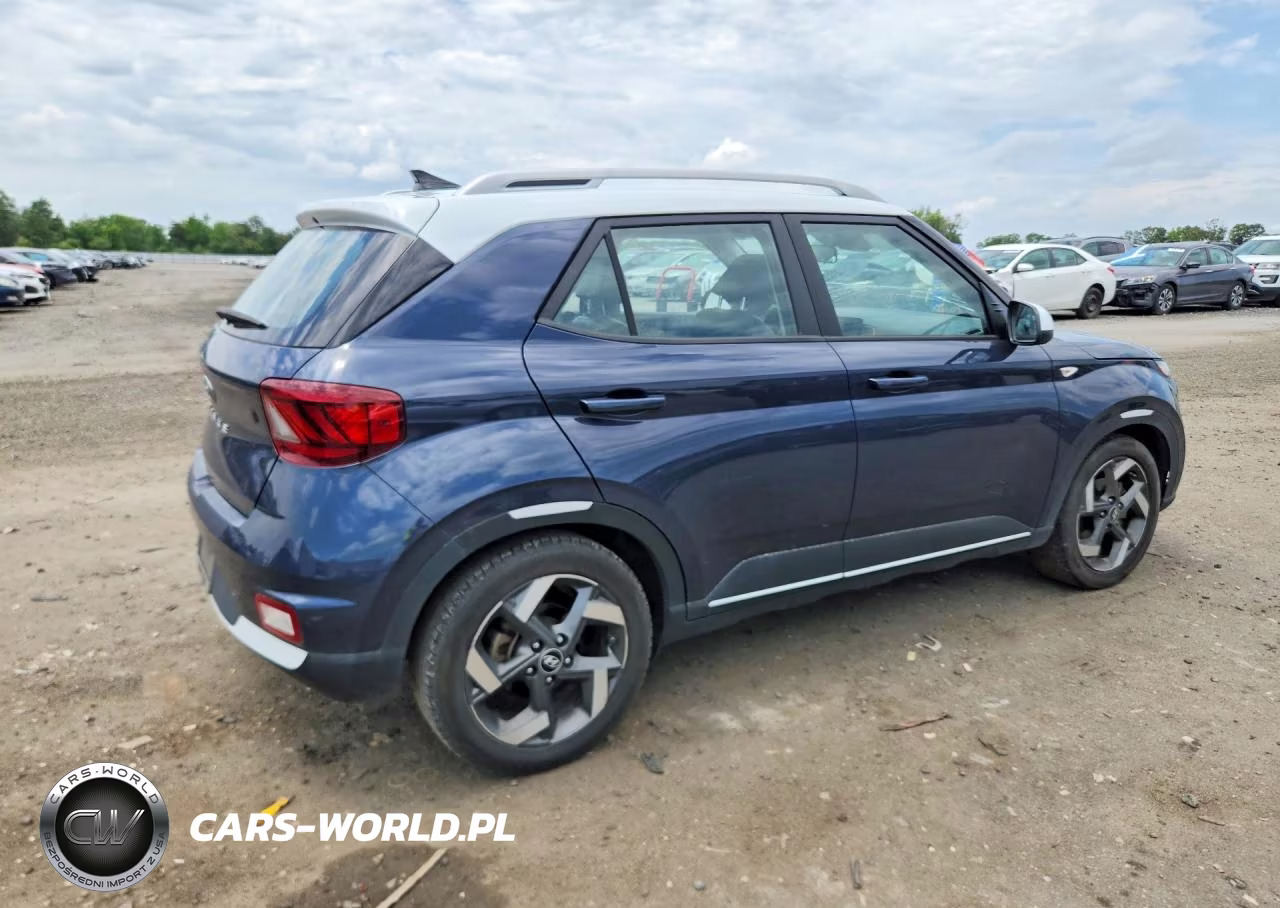 2020 Hyundai Venue Denim VIN:KMHRC8A35LU021909 - 3