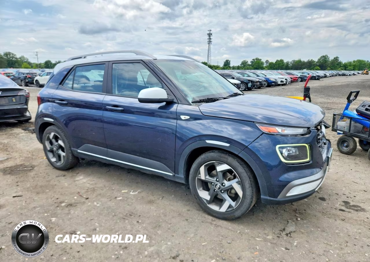2020 Hyundai Venue Denim VIN:KMHRC8A35LU021909 - 4