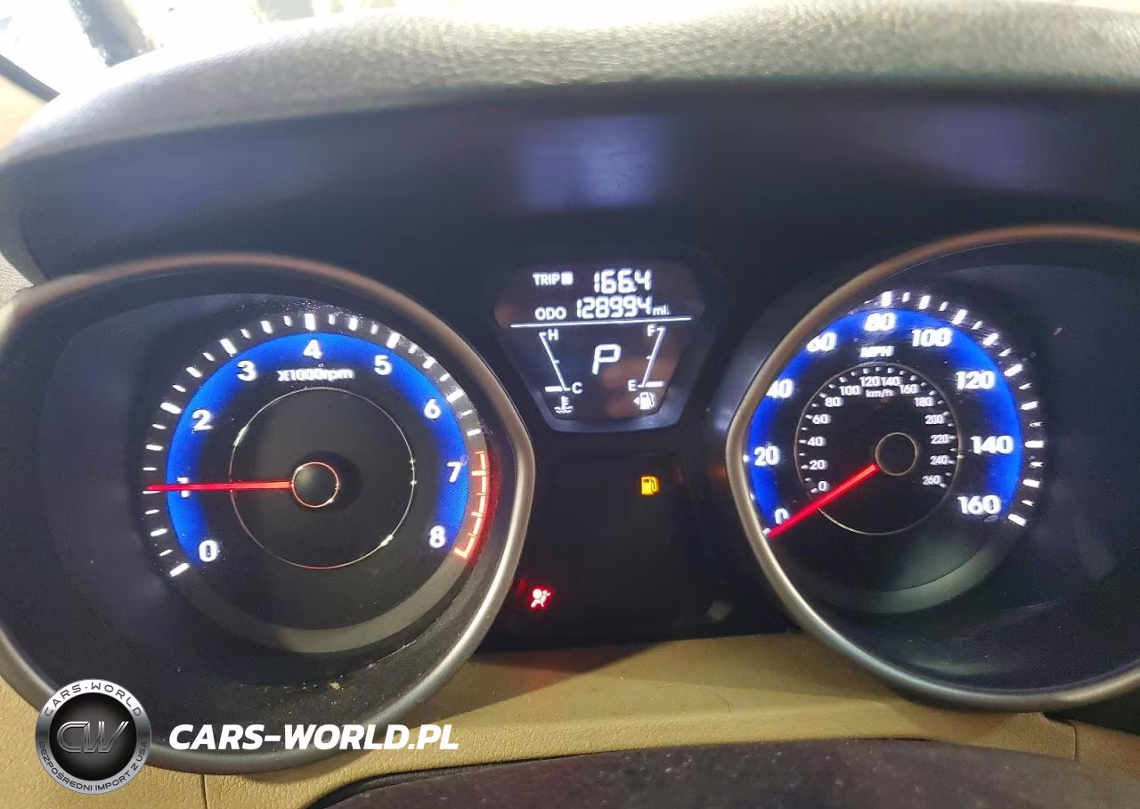 2012 Hyundai Elantra Gls VIN:KMHDH4AE1CU274635 - 9