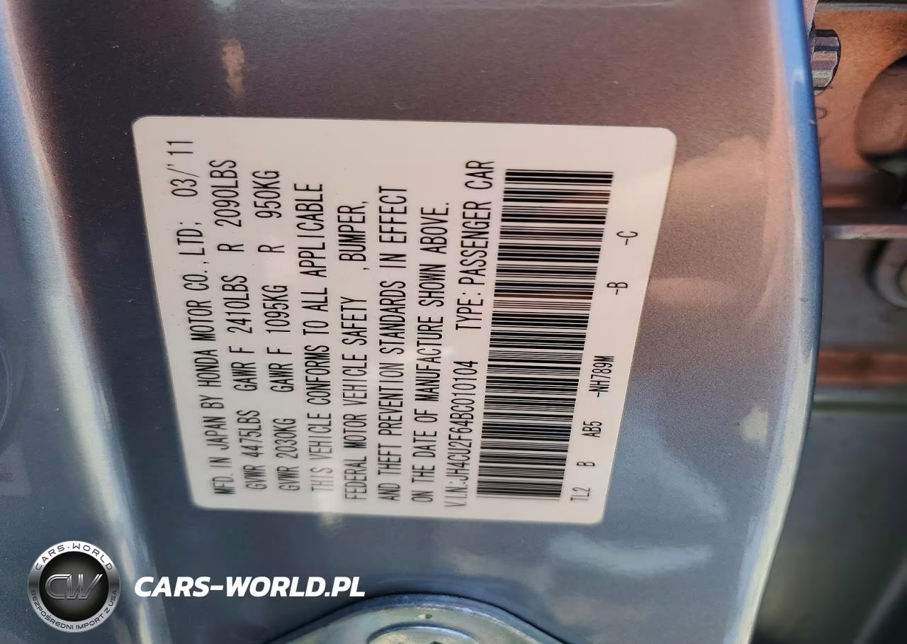 2011 Acura Tsx VIN:JH4CU2F64BC010104 - 12