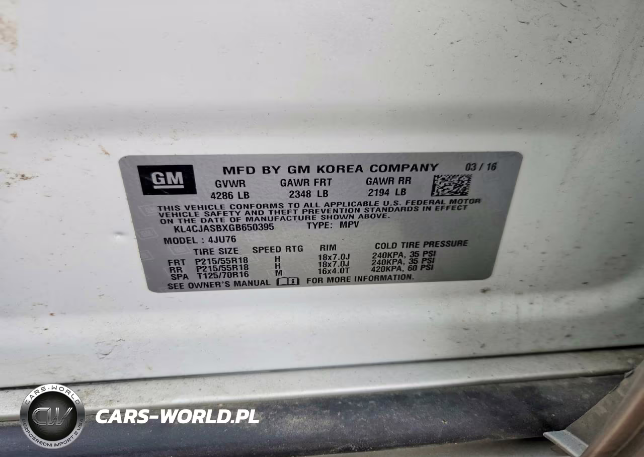 2016 Buick Encore VIN:KL4CJASBXGB650395 - 13