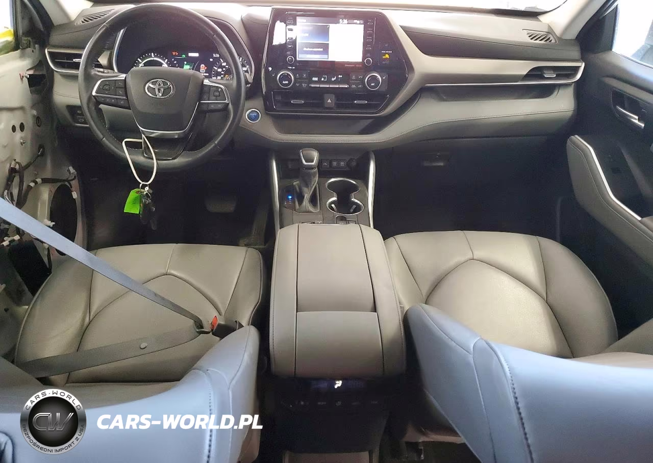 2020 Toyota Highlander Hybrid Xle VIN:5TDHBRCHXLS507038 - 8