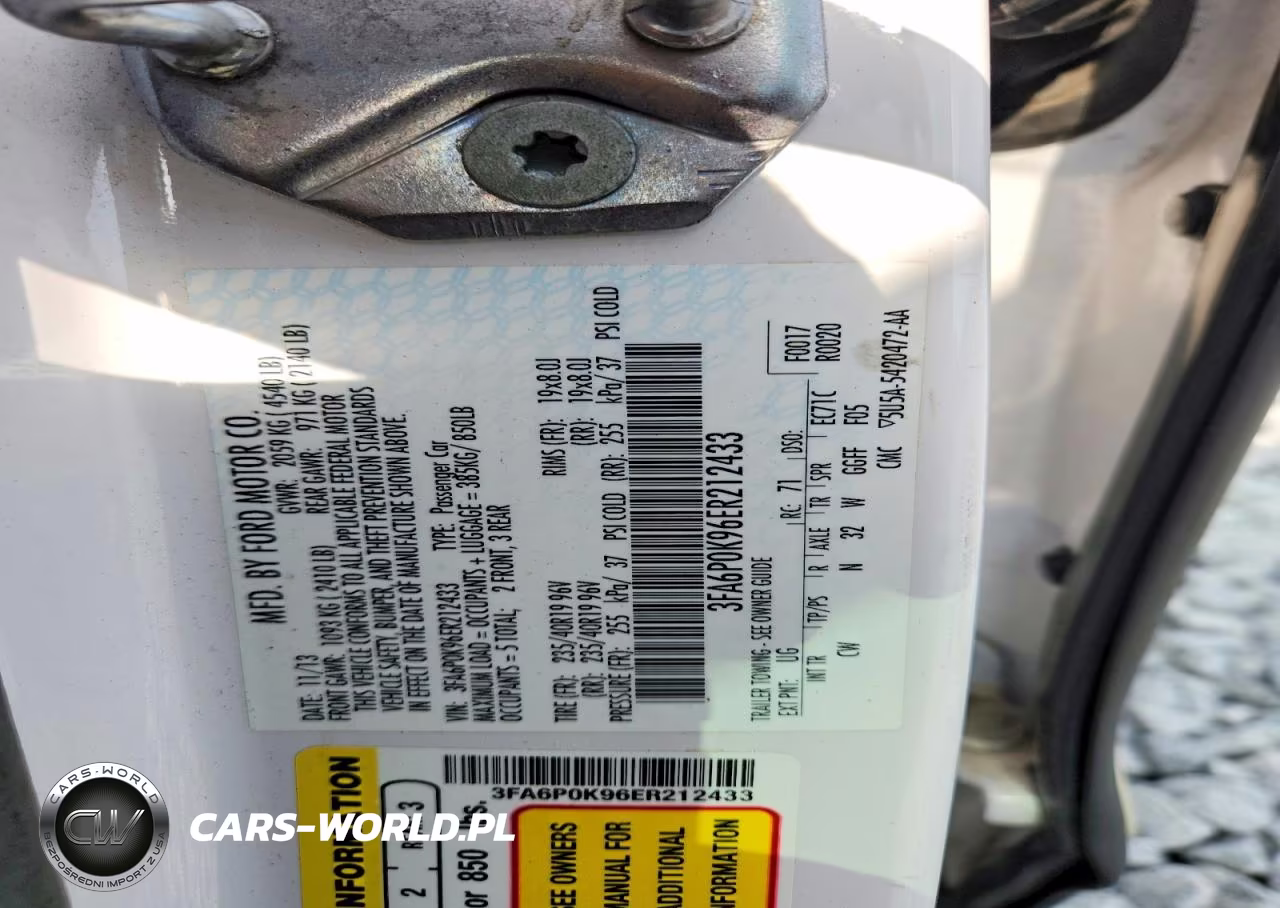 2014 Ford Fusion Titanium VIN:3FA6P0K96ER212433 - 12