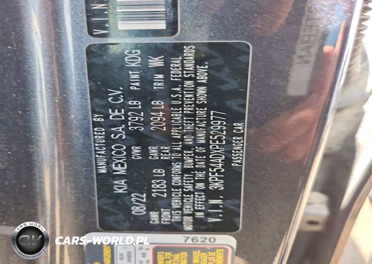 2023 Kia Forte Gt Line VIN:3KPF54ADXPE529977 - 12