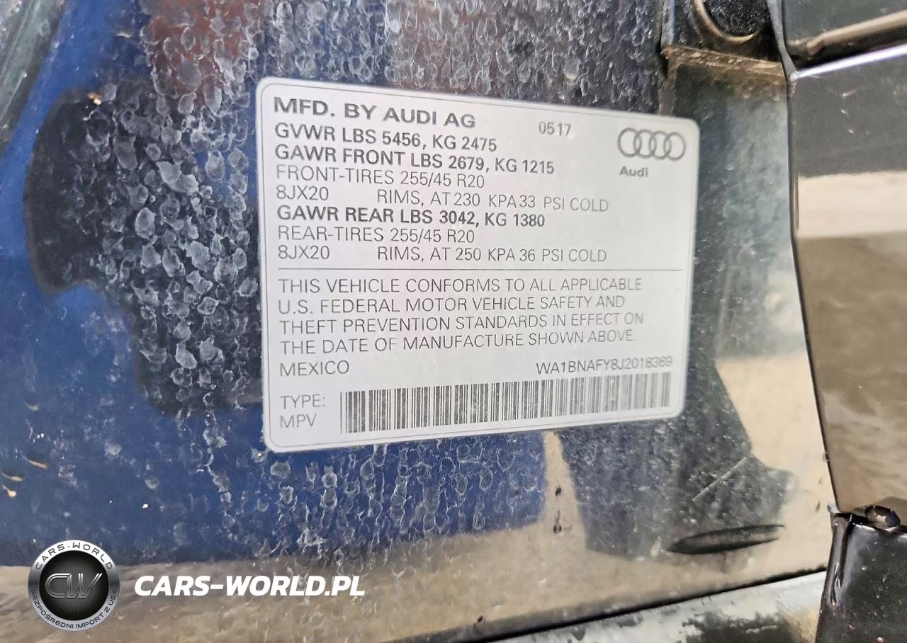 2018 Audi Q5 Premium Plus VIN:WA1BNAFY8J2018369 - 12
