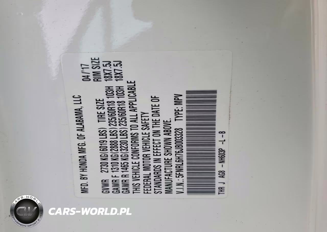 2018 Honda Odyssey Exl VIN:5FNRL6H76JB003328 - 13