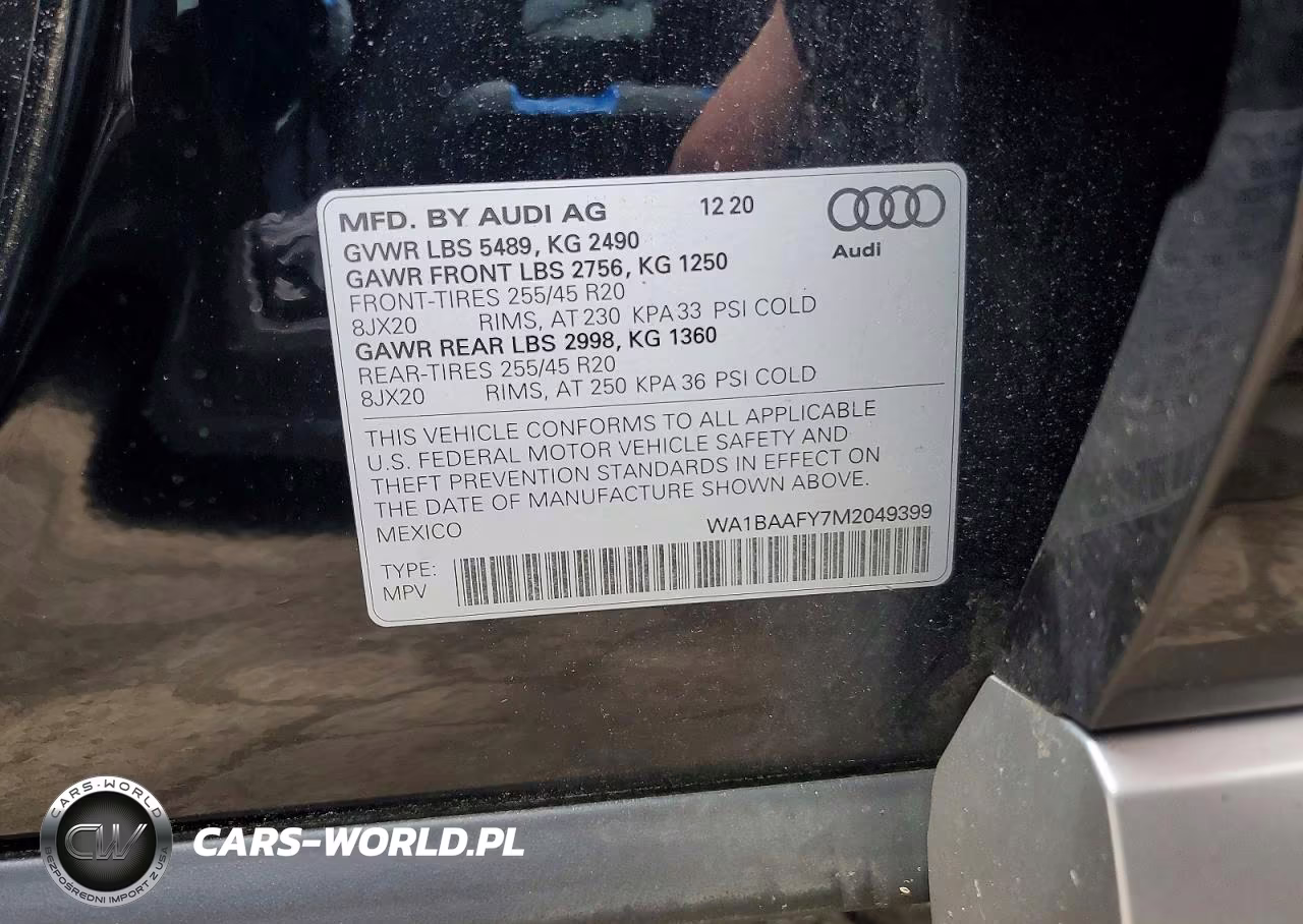 2021 Audi Q5 Premium Plus VIN:WA1BAAFY7M2049399 - 12