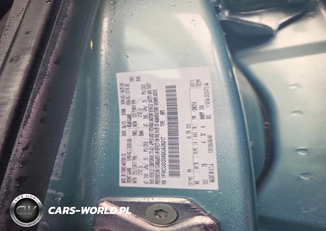 2013 Ford Escape Se VIN:1FMCU0GX6DUA38217 - 13