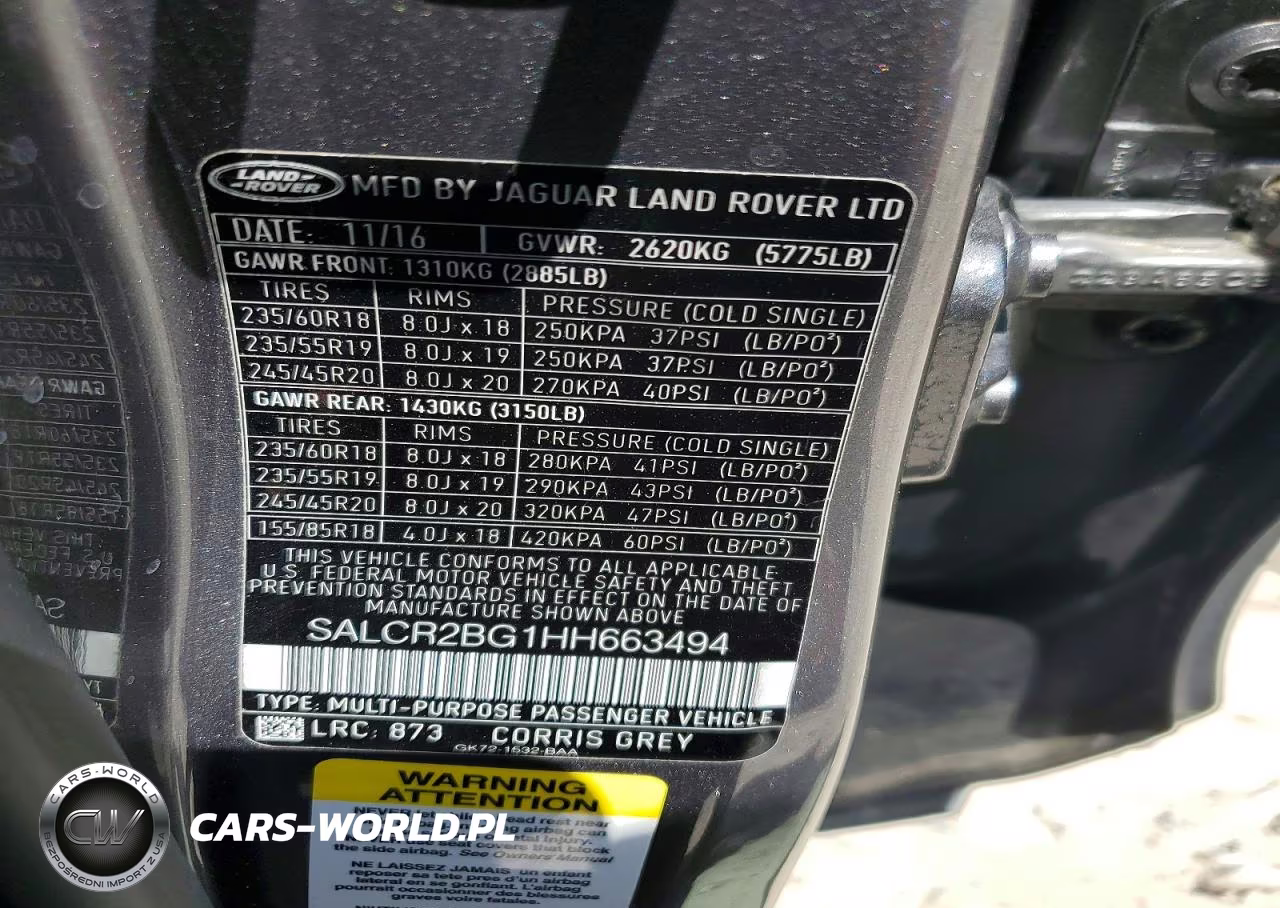 2017 Land Rover Discovery Sport Hse VIN:SALCR2BG1HH663494 - 14