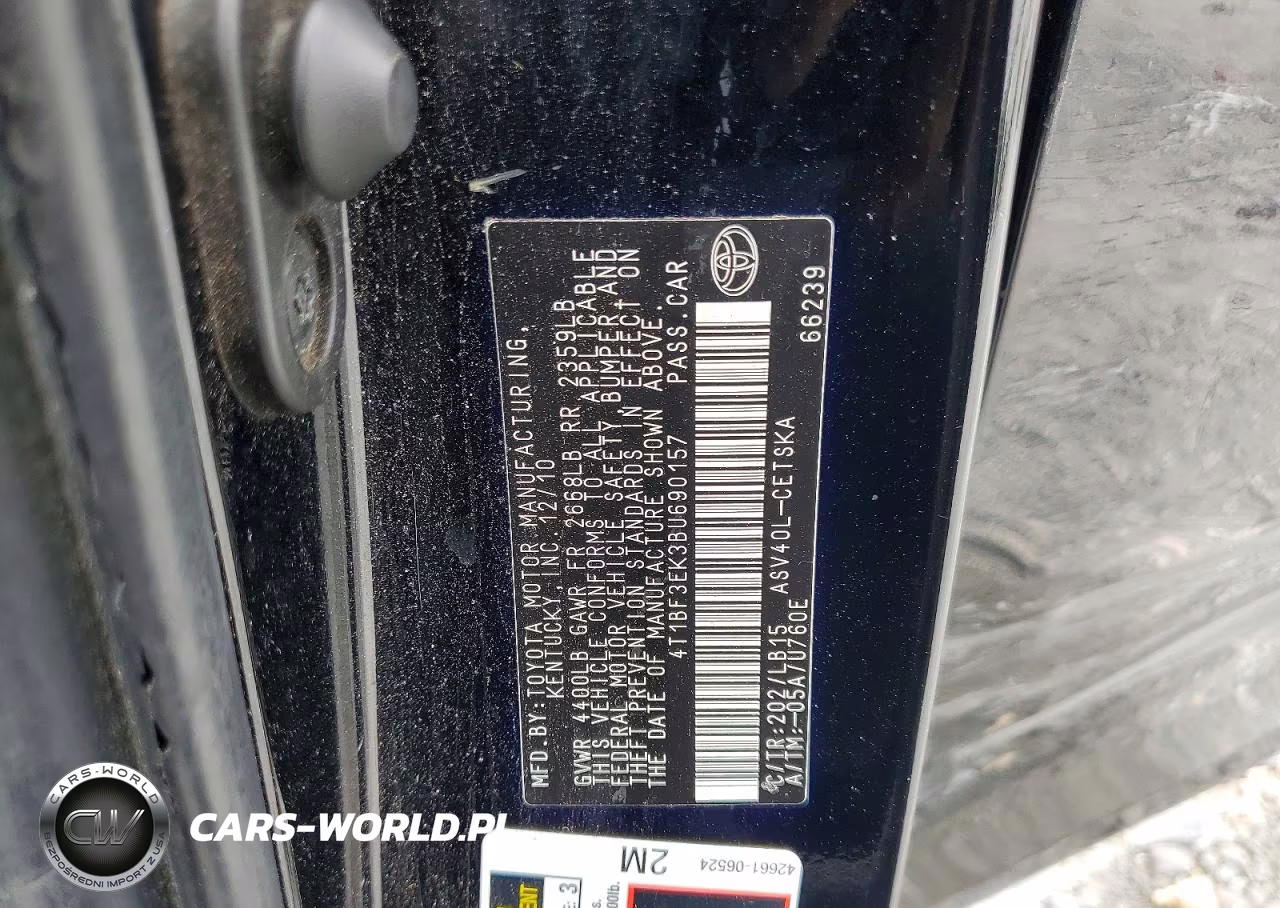 2011 Toyota Camry Se VIN:4T1BF3EK3BU690157 - 13