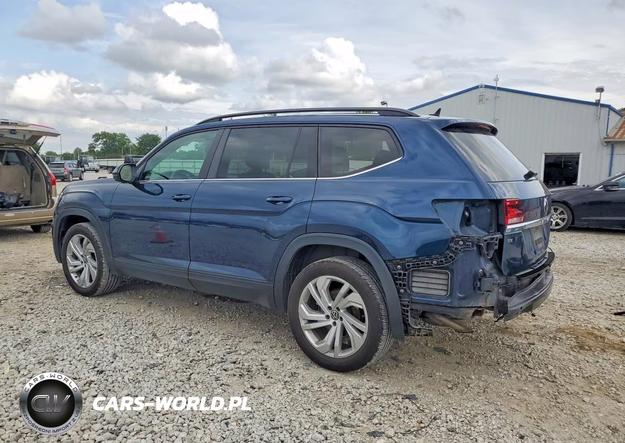 2021 Volkswagen Atlas Se VIN:1V2HP2CA8MC607796 - 2