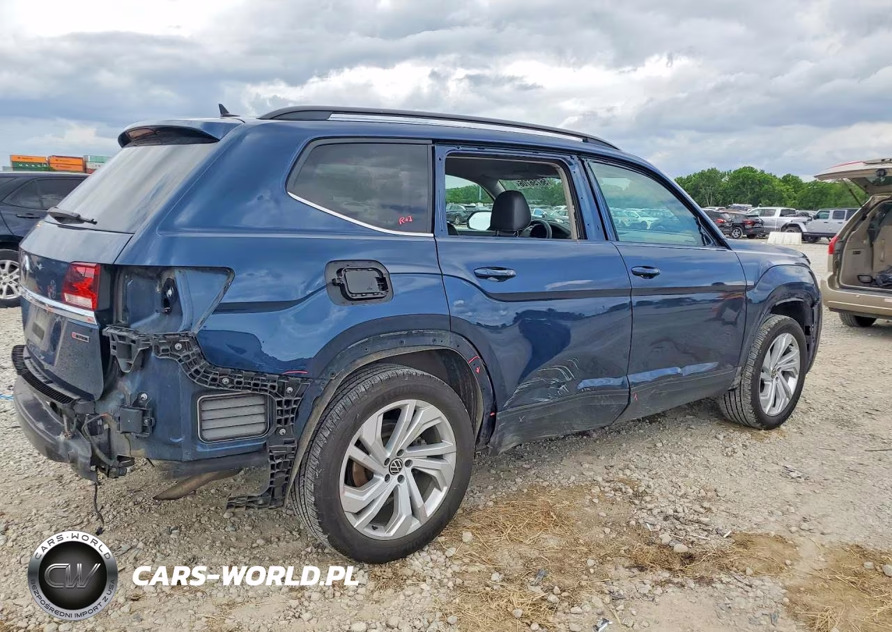 2021 Volkswagen Atlas Se VIN:1V2HP2CA8MC607796 - 3