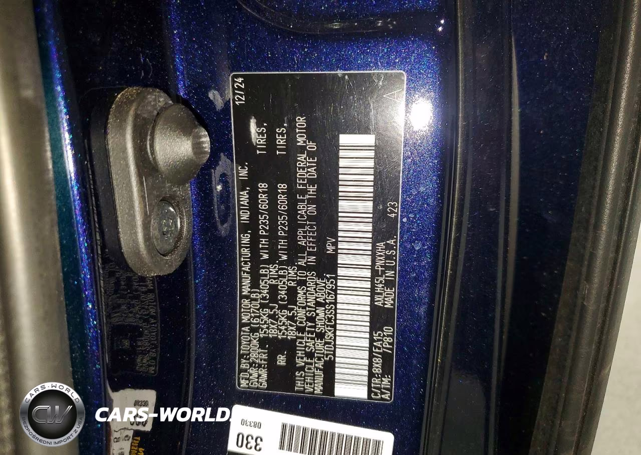2025 Toyota Sienna Xle 7-Passenger VIN:5TDJSKFC3SS167951 - 14