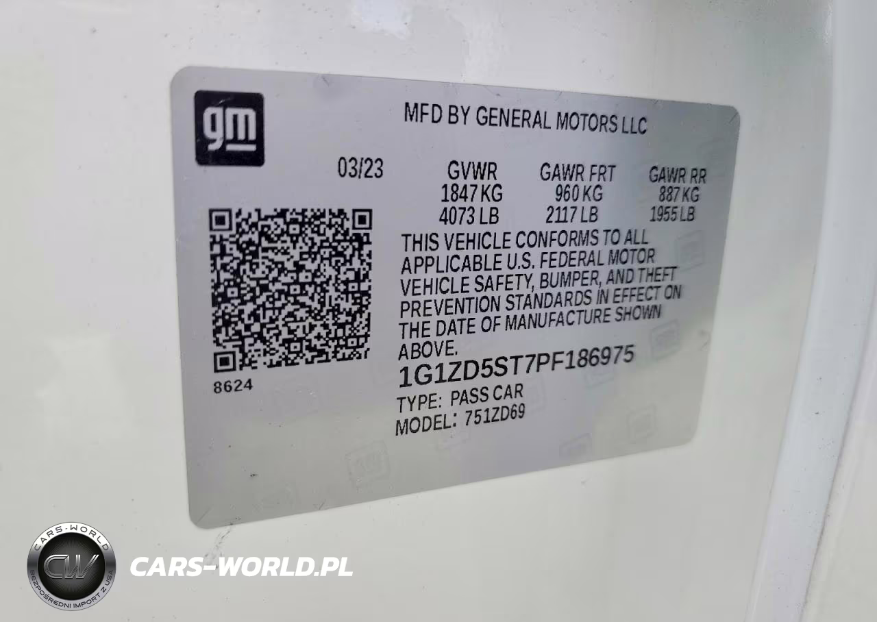 2023 Chevrolet Malibu Lt VIN:1G1ZD5ST7PF186975 - 12