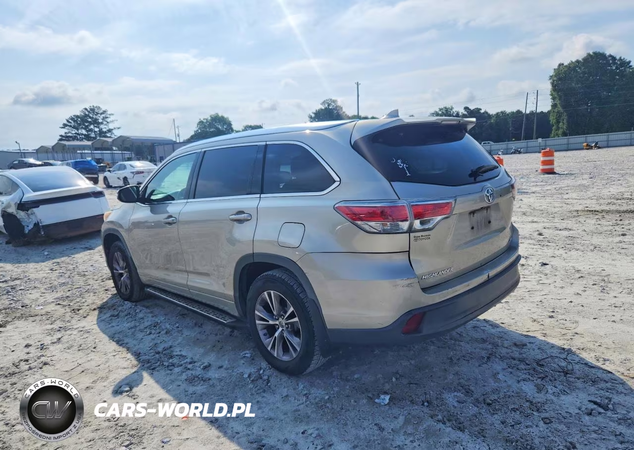 2014 Toyota Highlander Xle VIN:5TDKKRFH2ES011154 - 2