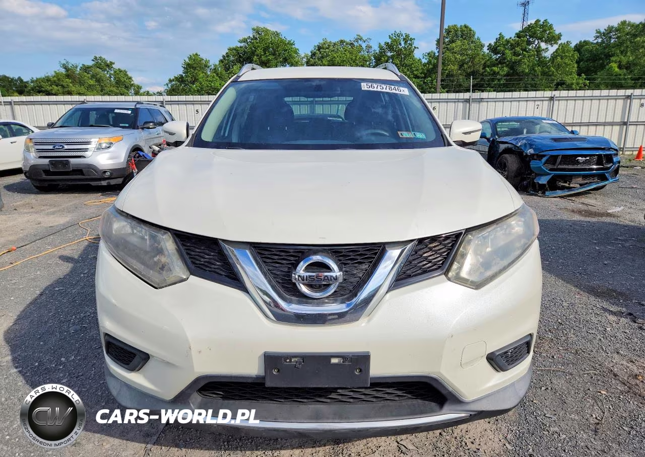2016 Nissan Rogue Sv VIN:KNMAT2MV7GP656310 - 5