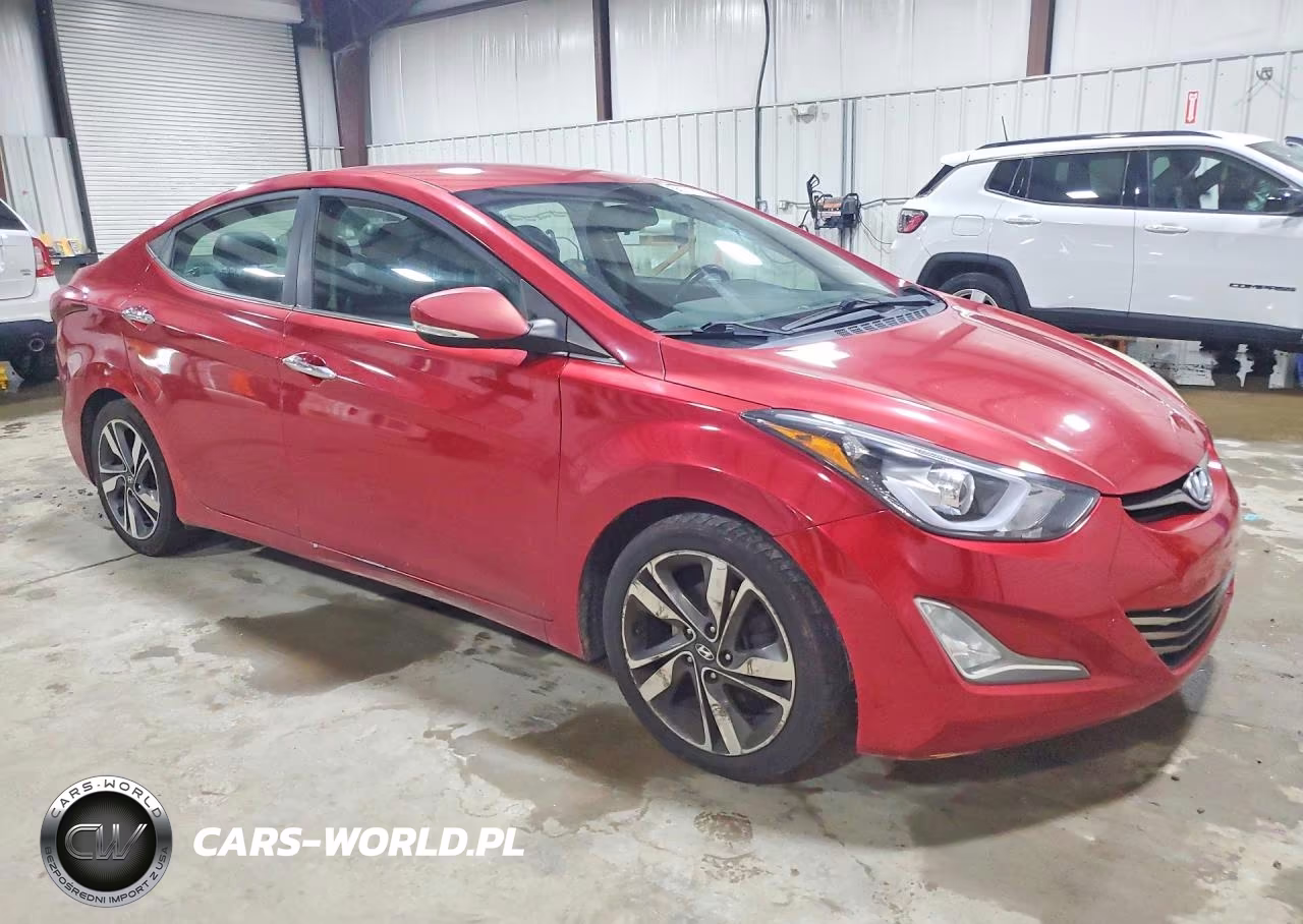 2014 Hyundai Elantra Limited VIN:KMHDH4AE7EU105402 - 4