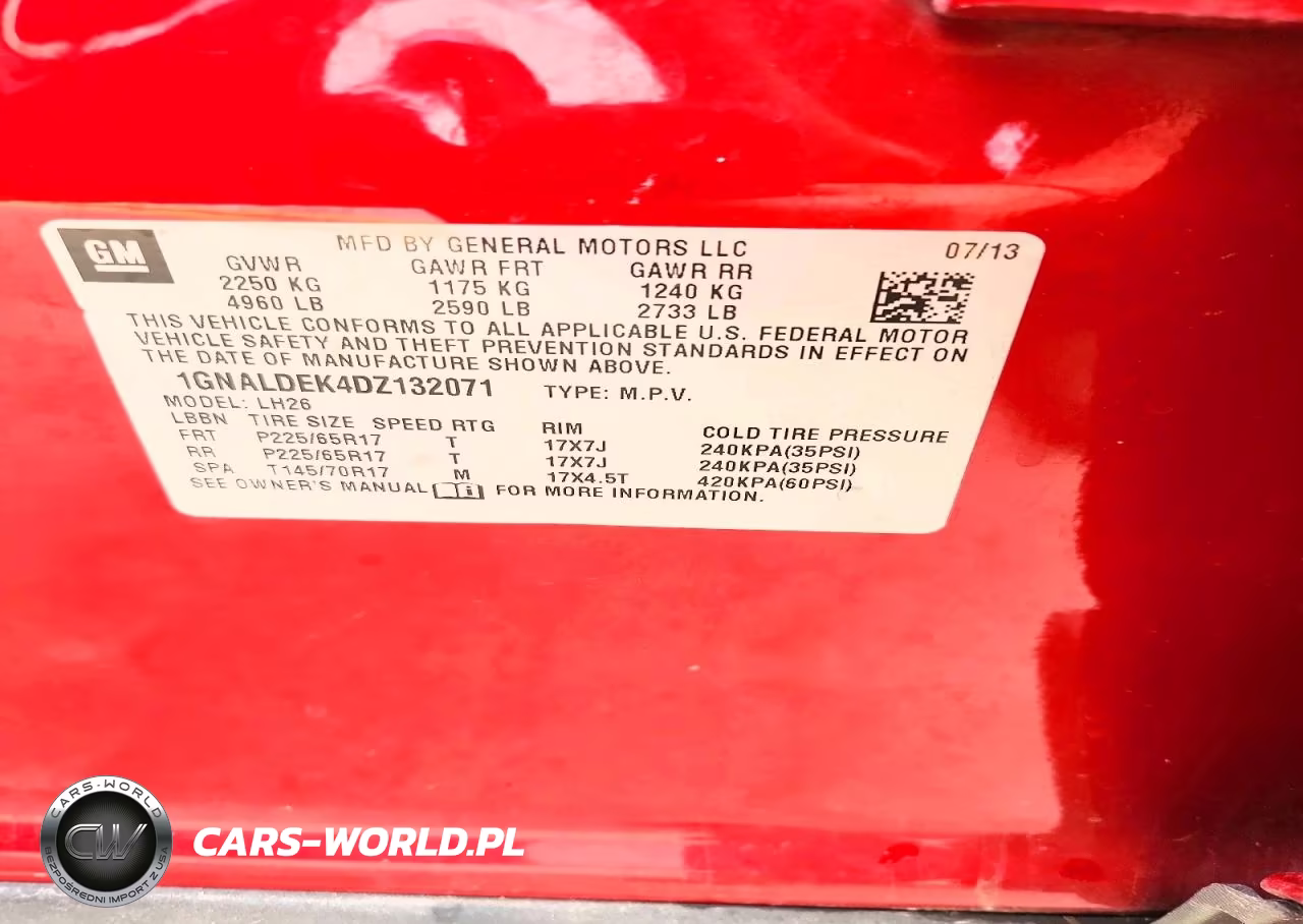 2013 Chevrolet Equinox VIN:1GNALDEK4DZ132071 - 13
