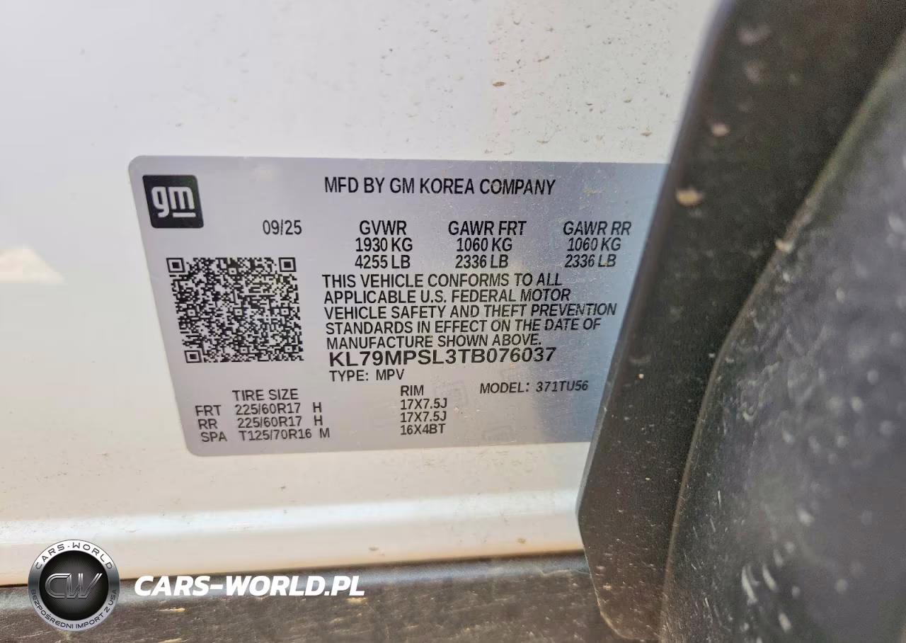 2026 Chevrolet Trailblazer Lt VIN:KL79MPSL3TB076037 - 14